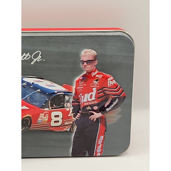Vtg 2002 Tin Case Dale Earnhardt Jr Two Unopened Sealed Decks Of Playing Cards - Picture 4 of 15